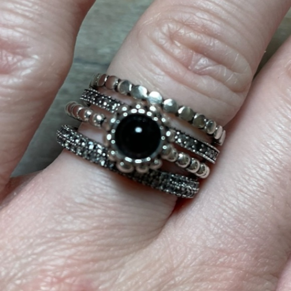 Sterling silver stackable rings